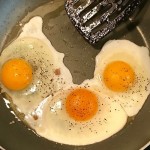 Fried Eggs at Home